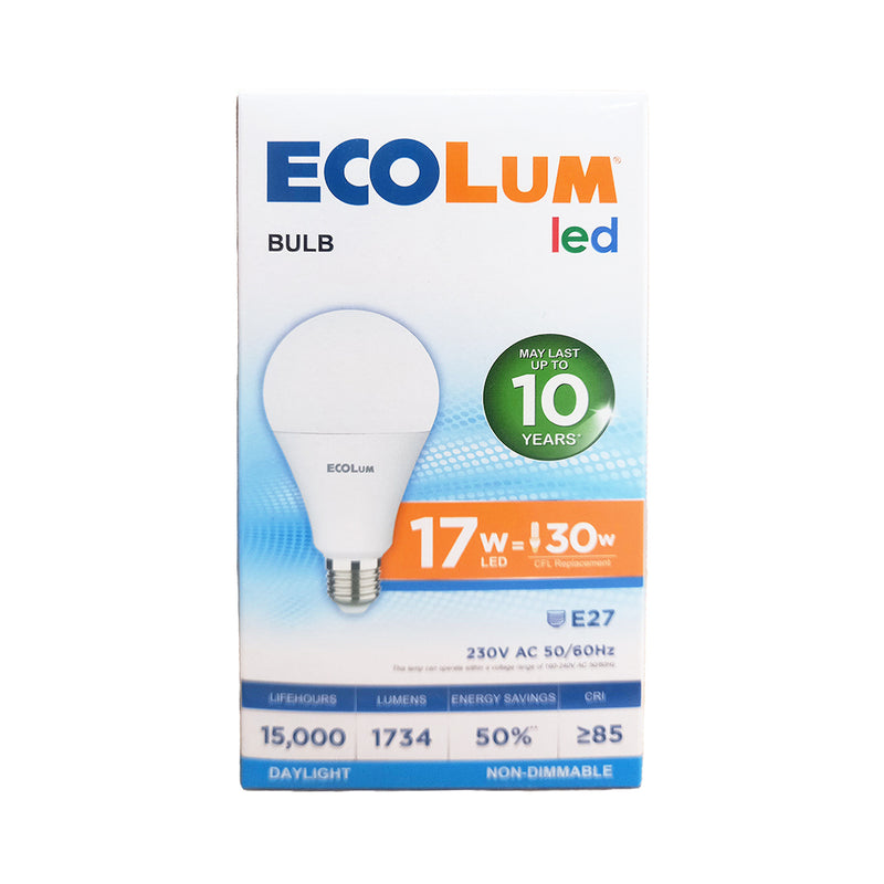 EcoLum LED Bulb 17 Watts Daylight E27