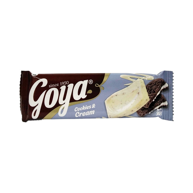 Goya Bar Milk Chocolate Cookies And Cream 30g