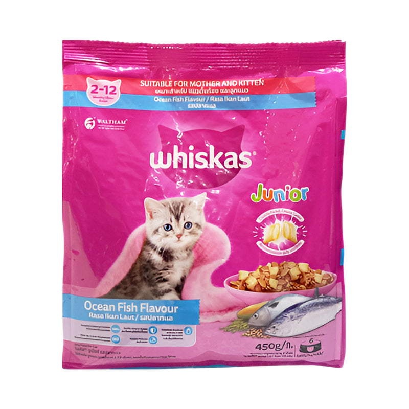 Whiskas Cat Food Kitten Ocean Fish 450g