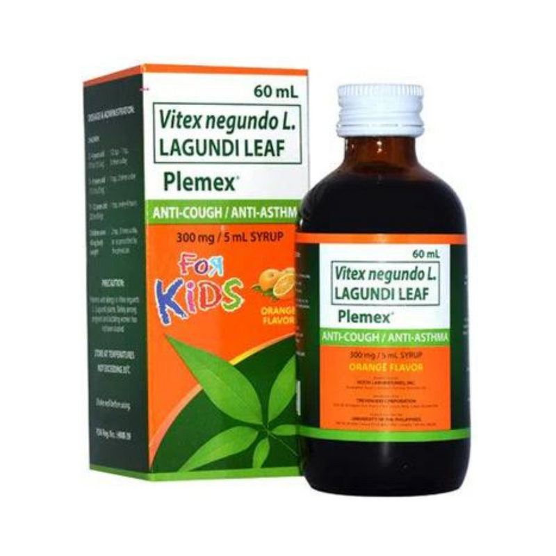 Plemex Lagundi 300mg/5ml Syrup 60ml