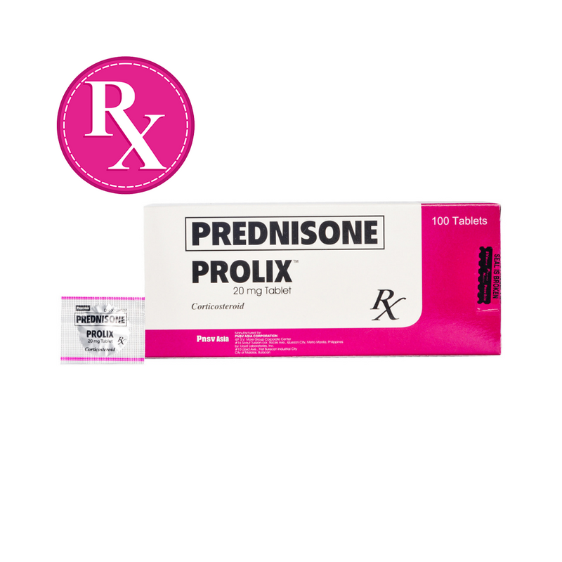 Prolix Prednisone 20mg Tablet 1's