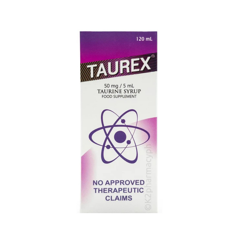 Taurex Taurine 50mg/5ml Syrup 120ml