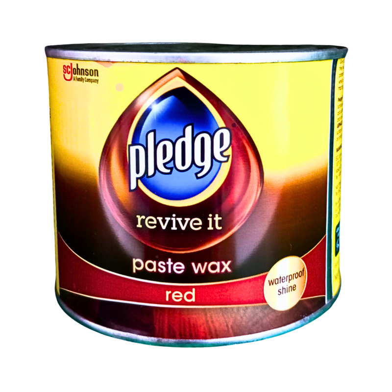 Pledge Paste Wax Red 450g