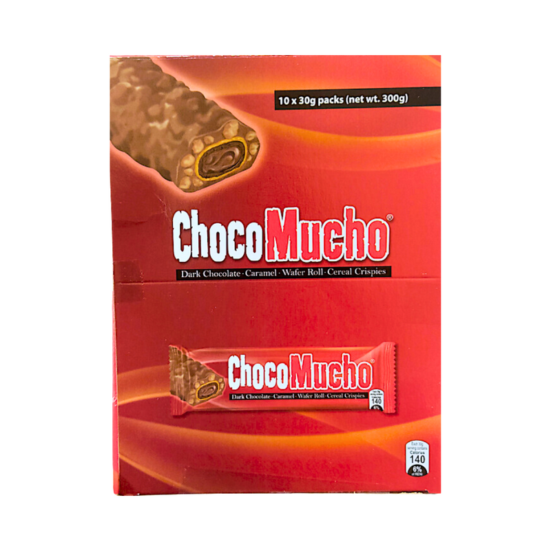 Choco Mucho Wafer Roll Dark Chocolate 30g x 10's