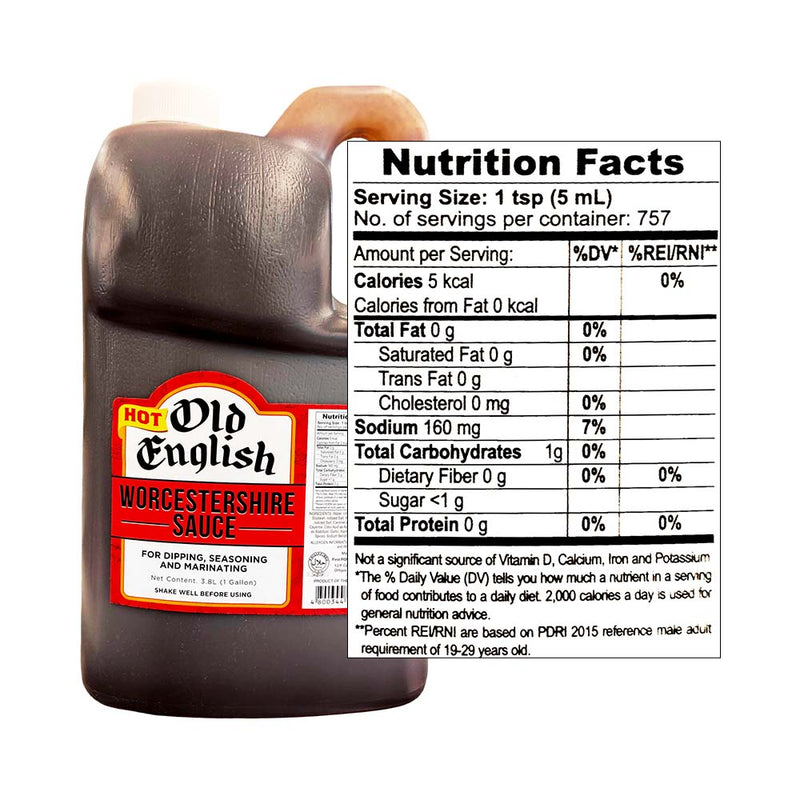 Silver Swan Old English Worcestershire Sauce Hot 1gal
