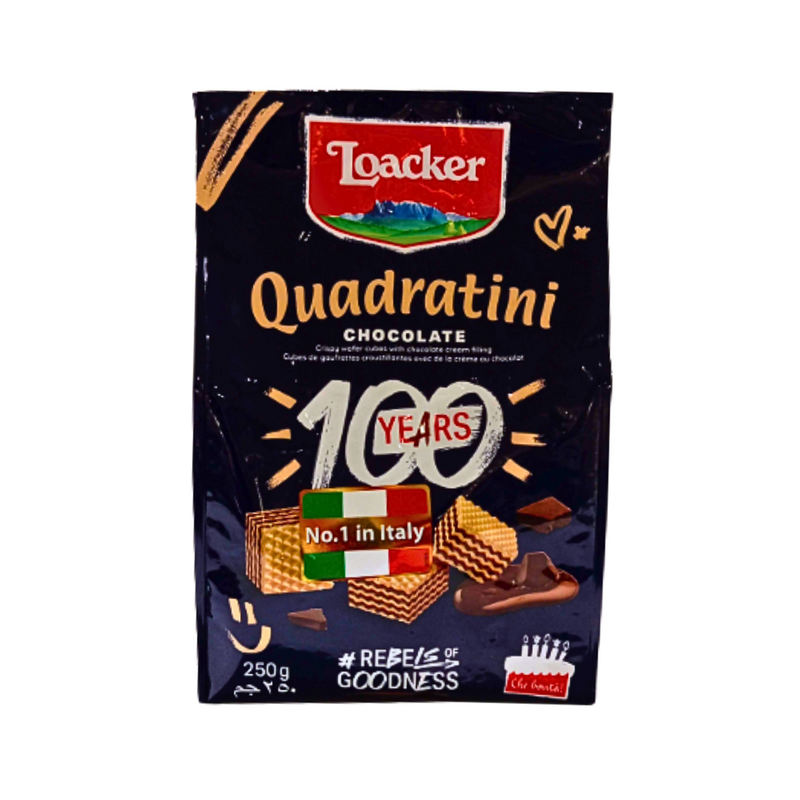 Loacker Wafer Quadratini Chocolate 250g