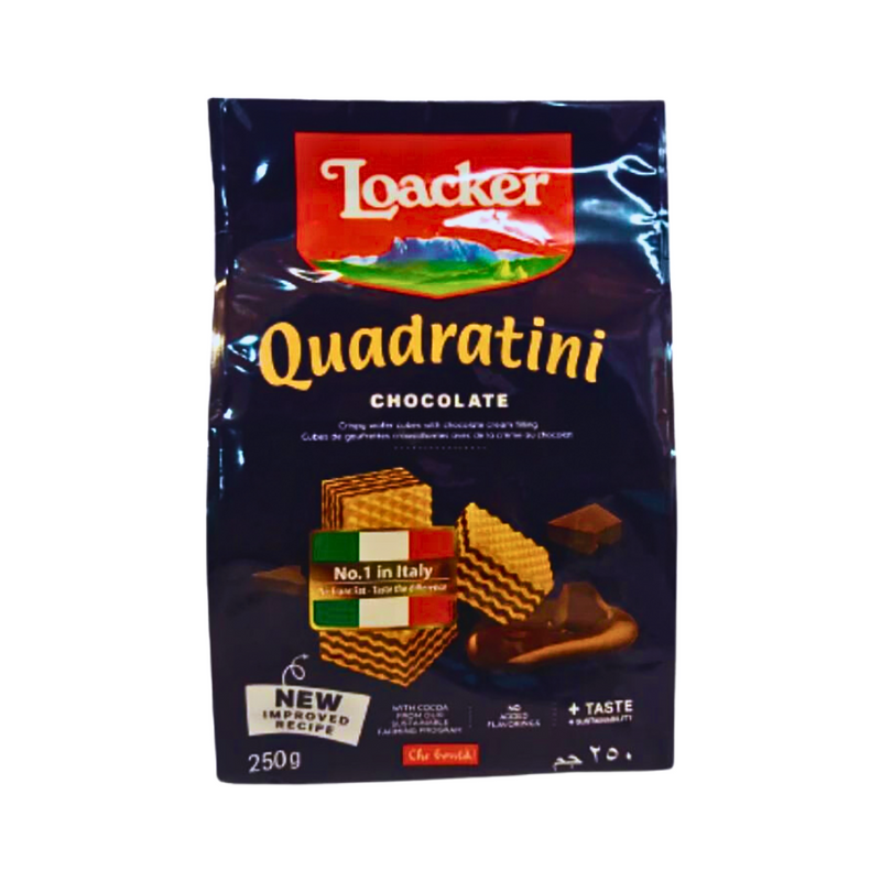 Loacker Wafer Quadratini Chocolate 250g