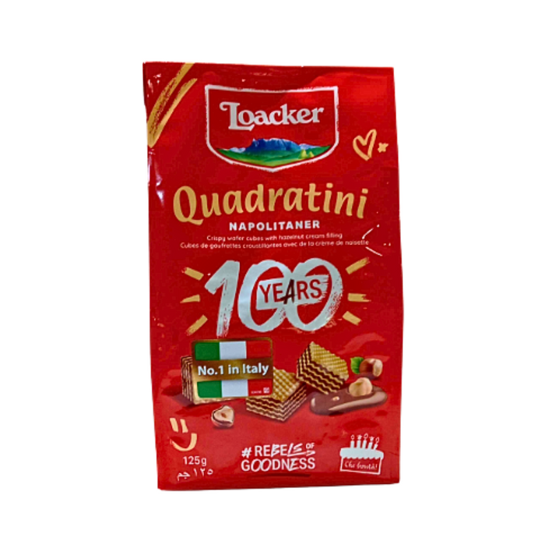 Loacker Wafer Quadratini Napolitaner 125g