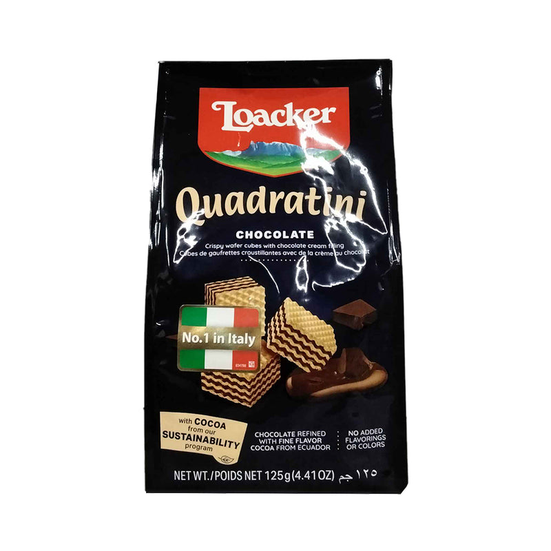 Loacker Wafer Quadratini Chocolate 125g