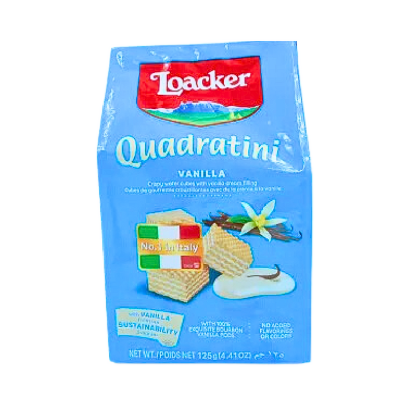 Loacker Wafer Quadratini Vanilla 125g