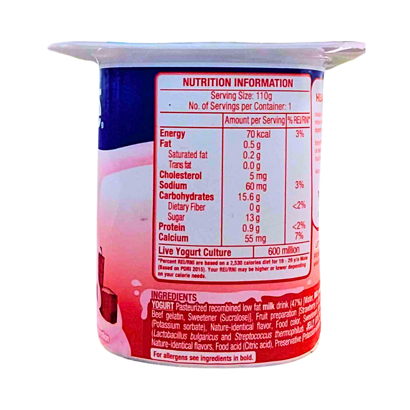 Nestle Fruit Selection Yogurt and Jelly Strawberry 110g