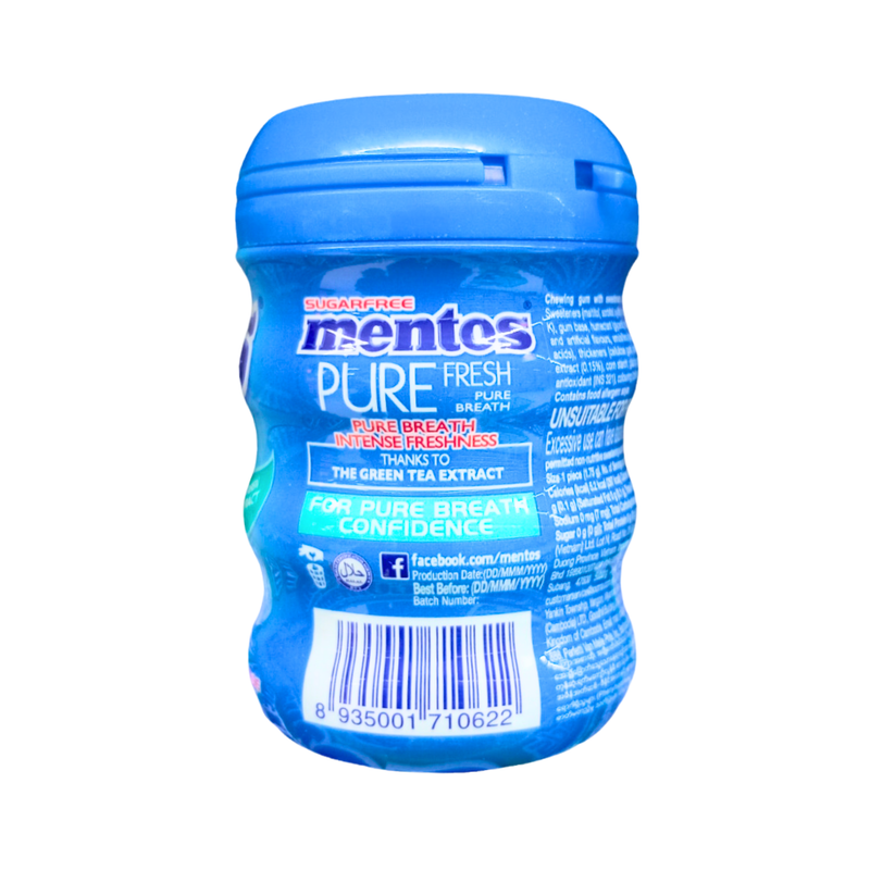 Mentos Chewing Gum Pure Fresh Fresh Mint SF 52.5g