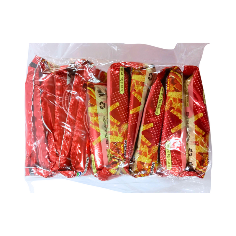 Yipyap Shoestring Cornsticks Speedy Hot 18g x 12's