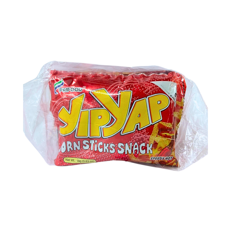 Yipyap Shoestring Cornsticks Speedy Hot 18g x 12's