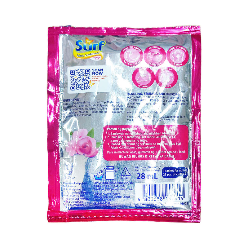 Surf Fabric Conditioner Blossom Fresh 28ml