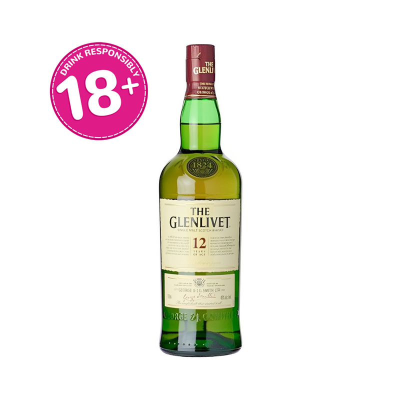 The Glenlivet Whisky Malt 12 Years 750ml