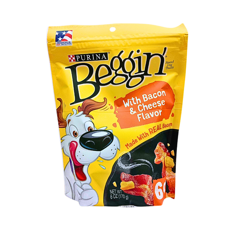 Beggin Strips Dog Food Cheese Bacon 170g (6oz)