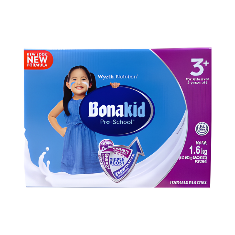 Bonakid Pre-School 3+ Powdered Milk Drink 1.6kg