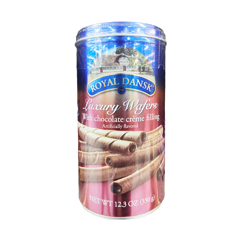 Royal Dansk Luxury Wafers With Chocolate Creme Filling 350g