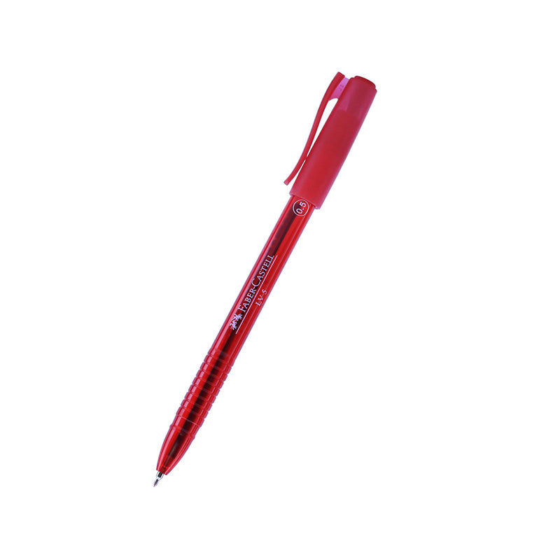 Faber Castell LV5 Super Smooth Ballpen Red 0.5mm