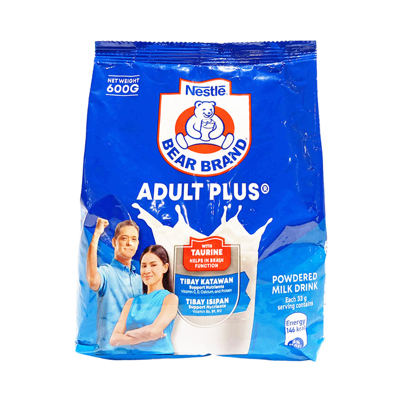 Bear Brand Adult Plus Powdered Milk 600g