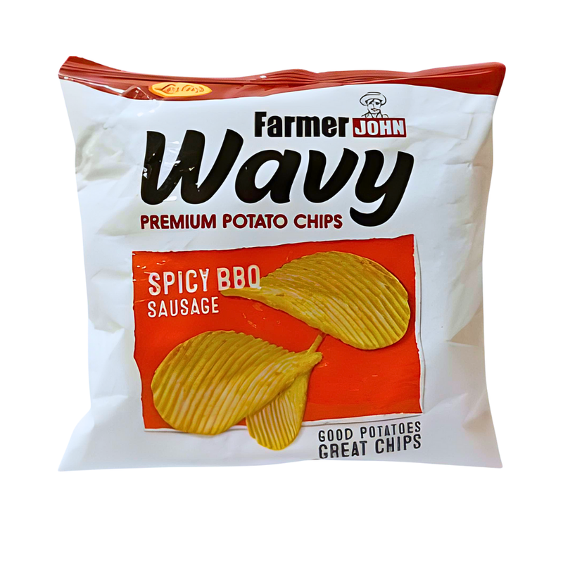 Farmer John Potato Chips Spicy Barbeque Sausage 22g