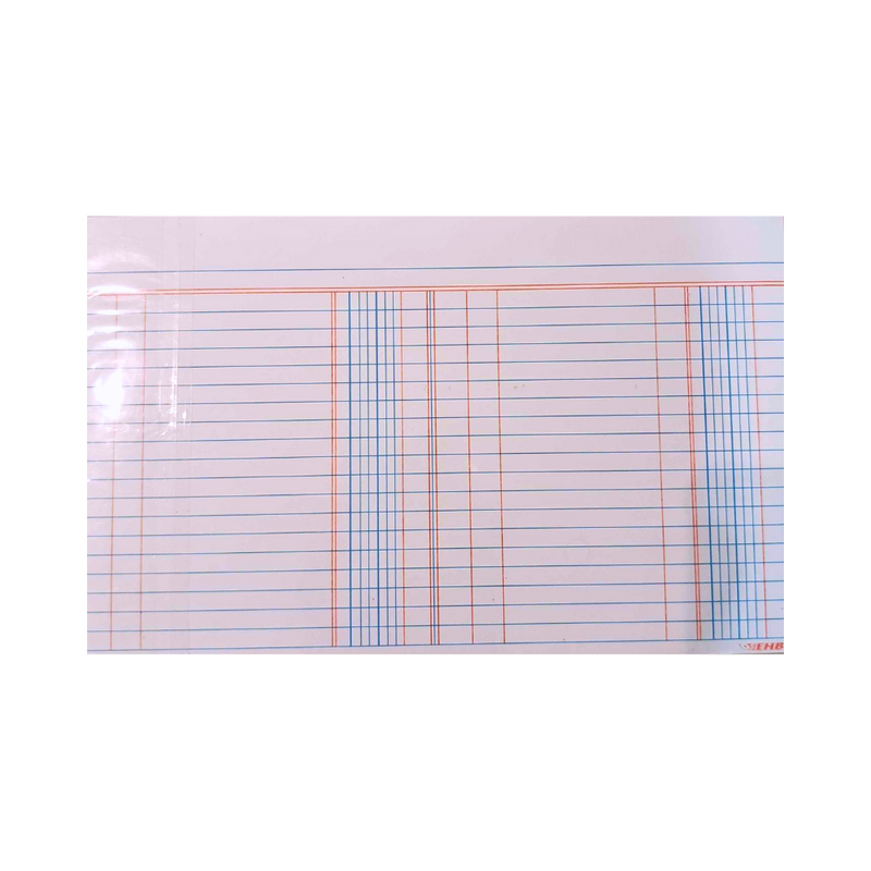 Ledger Card 5x8 50's