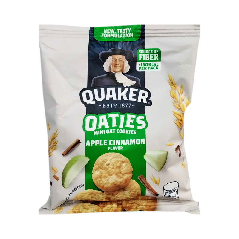 Quaker Oaties Mini Oat Cookies Apple Cinnamon 26g