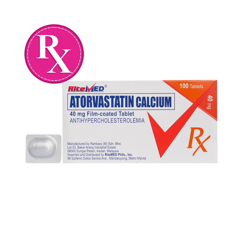 Ritemed Atorvastatin Tablet 40mg 1's