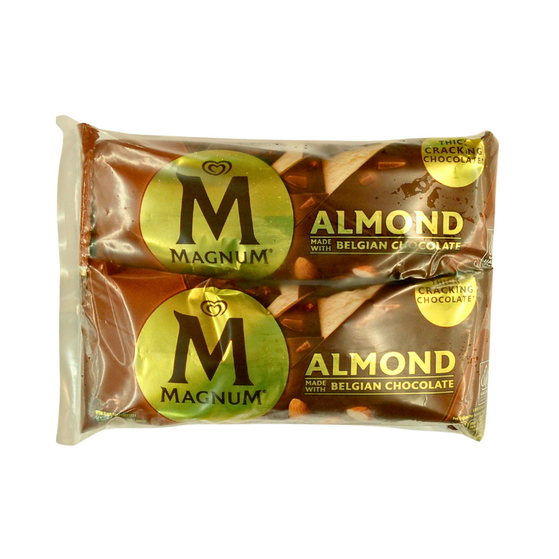 Selecta Magnum Ice Cream Almond 90ml x 2's