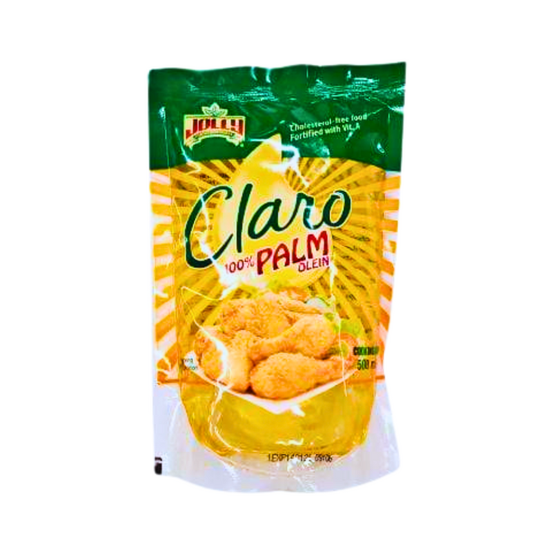 Jolly Claro Palm Oil 100% Pure Cholesterol Free SUP 500ml