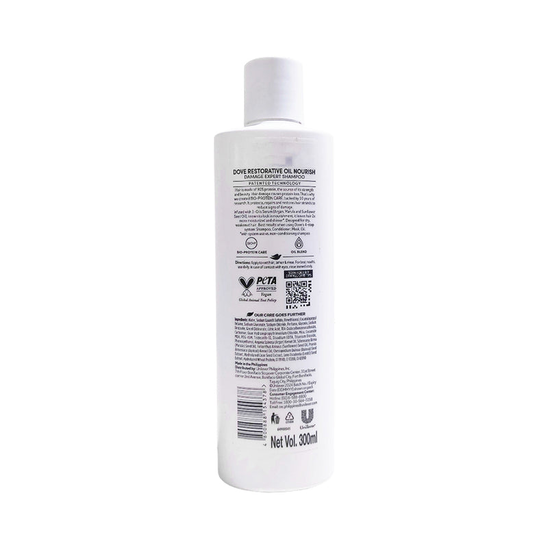 Dove Shampoo Nourishing Oil Care 340ml