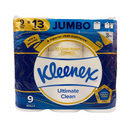 Kleenex Ultra Soft Bathroom Tissue Jumbo 3Ply 9's