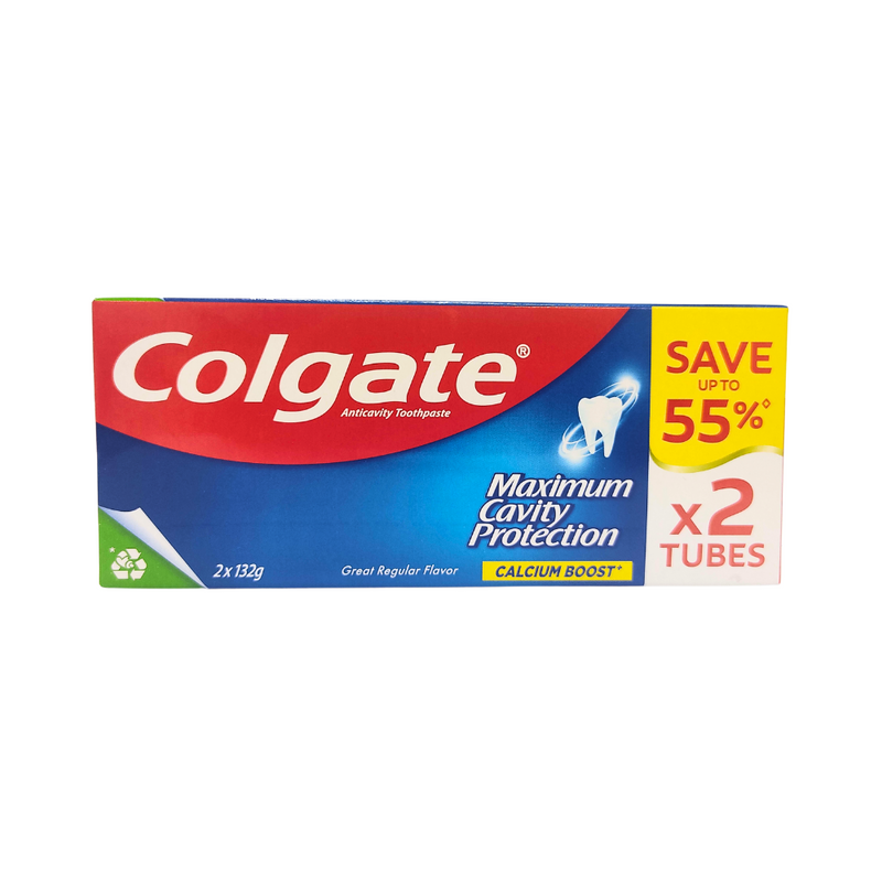 Colgate Toothpaste Great Regular Flavor 132g x 2's