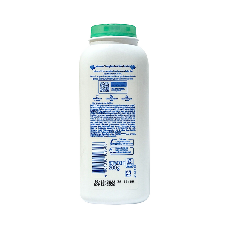 Johnson's Baby Powder Complete Care 200g