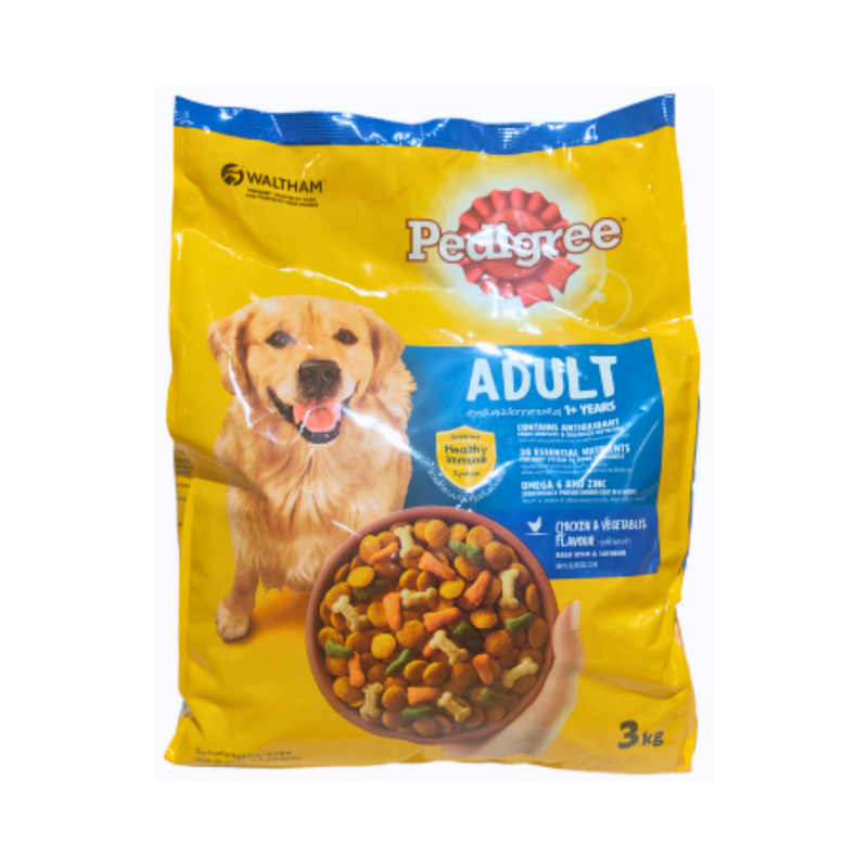 Pedigree Dry Dog Food Chicken And Vegetable 3kg