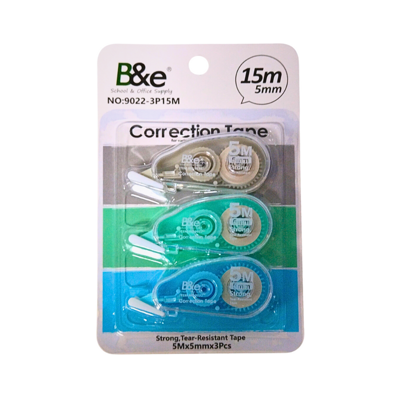 B And E Correction Tape 3in1 15m