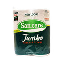 Sanicare Kitchen Towel 2Ply 70 Pulls Jumbo Twin Pack