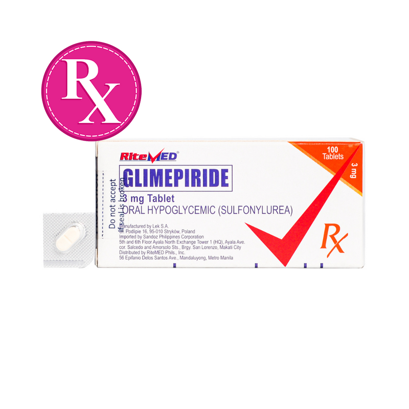 Ritemed Glimepiride Tablet 3mg 1's