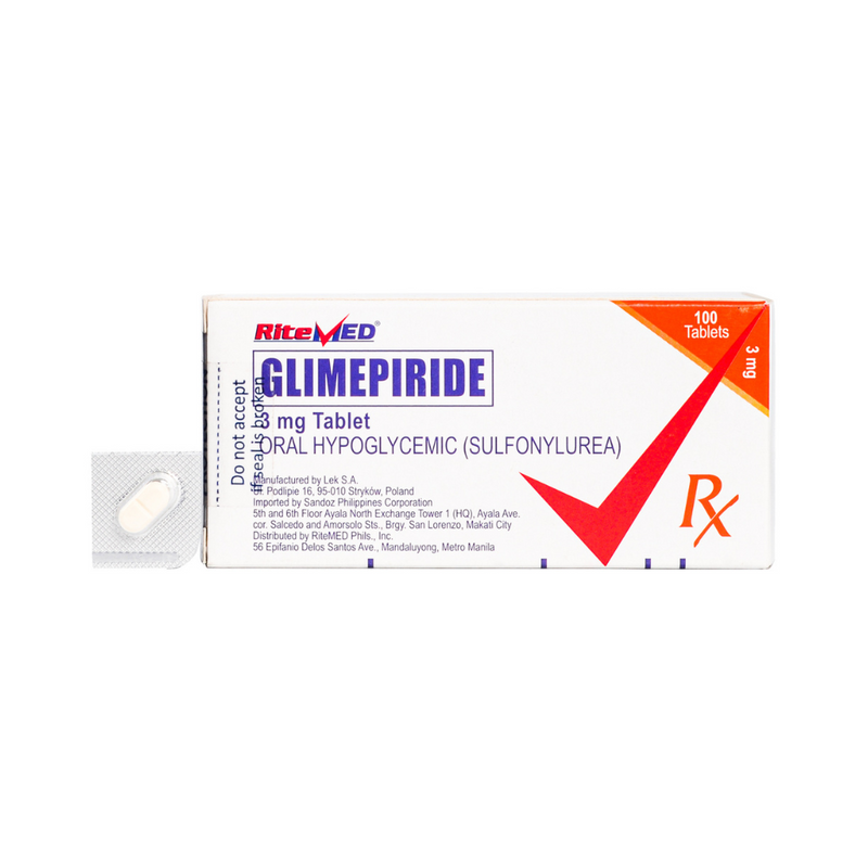 Ritemed Glimepiride Tablet 3mg 1's