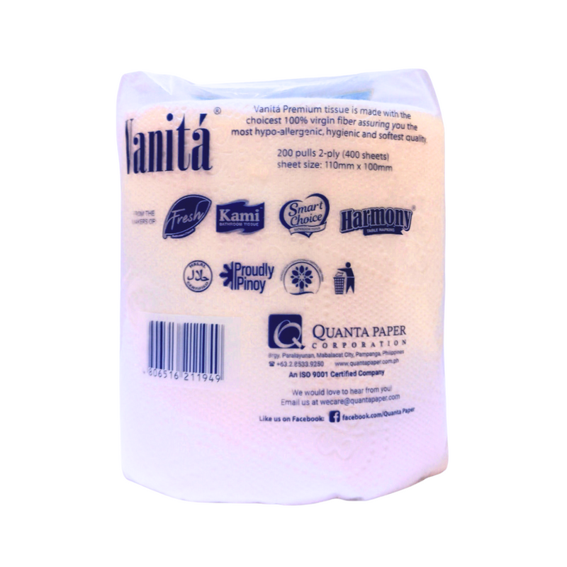 Vanita Bathroom Tissue 2Ply