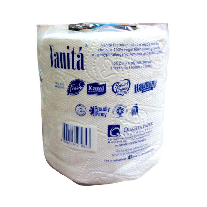 Vanita Bathroom Tissue 4Ply