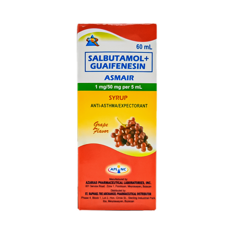Butamol Plus Salbutamol+Guaifenesin 1mg/50mg/5ml Syrup 60ml