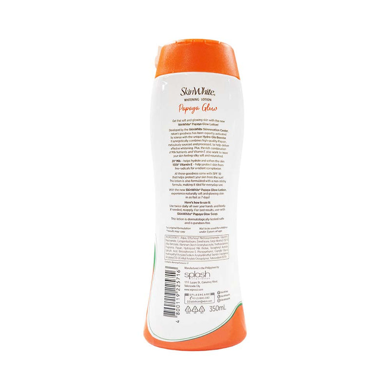 SkinWhite Whitening Lotion Papaya Milk SPF 10 350ml