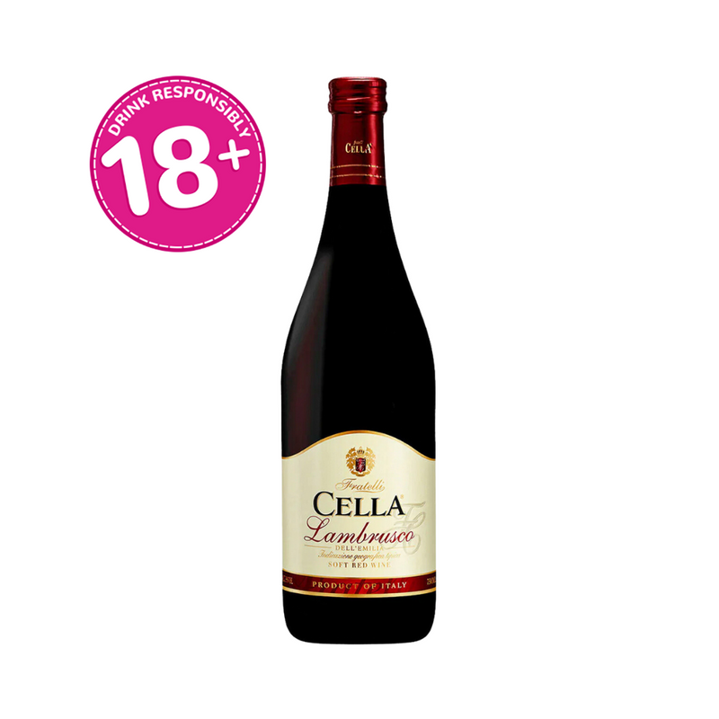Cella Lambrusco Soft Red Wine 750ml -