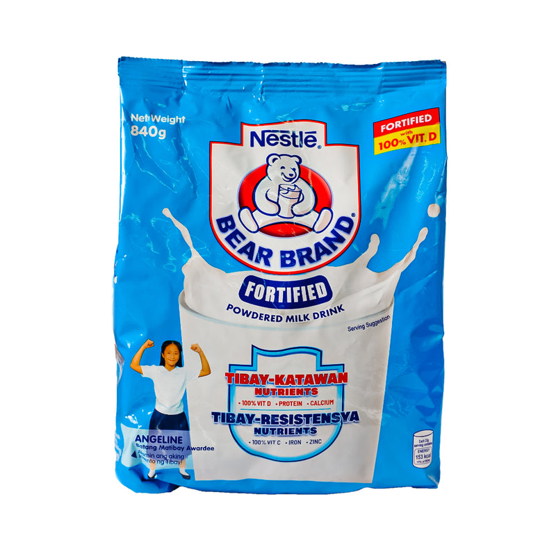 Bear Brand With Iron Powdered Milk 840g