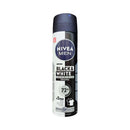 Nivea For Men Invisible Black And White Original Deodorant Spray 150ml