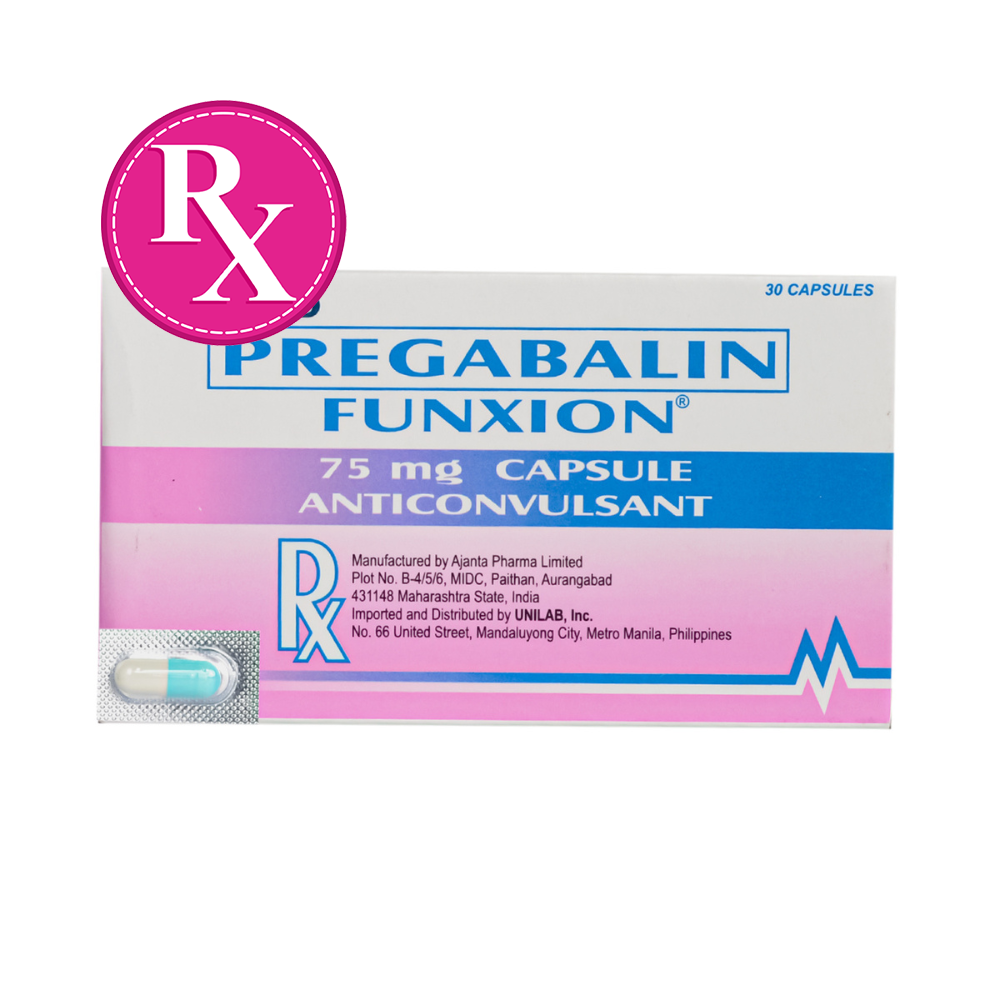 Funxio Funxion Pregabalin 75mg Capsule By 1's