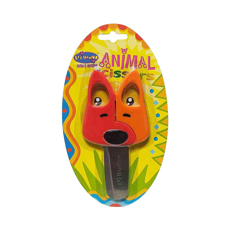 Animal Scissors Design Whiskers Orange