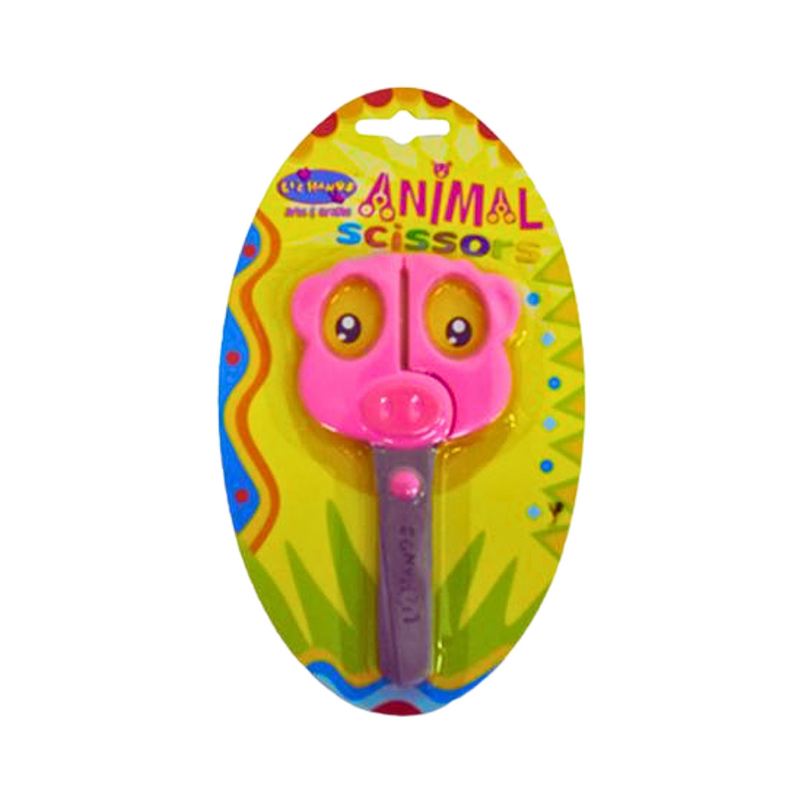 Animal Scissors Piggy Pink